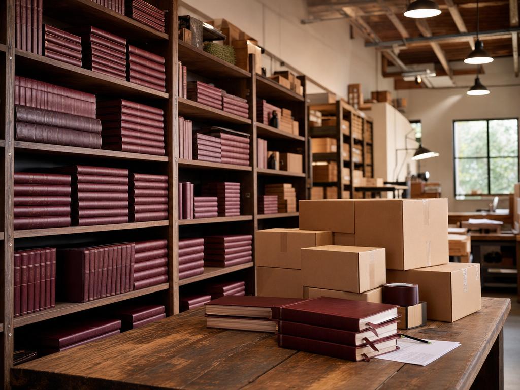 Tewahedo Press warehouse with Bibles ready to ship